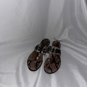 Snake skin Tory Burch sandals